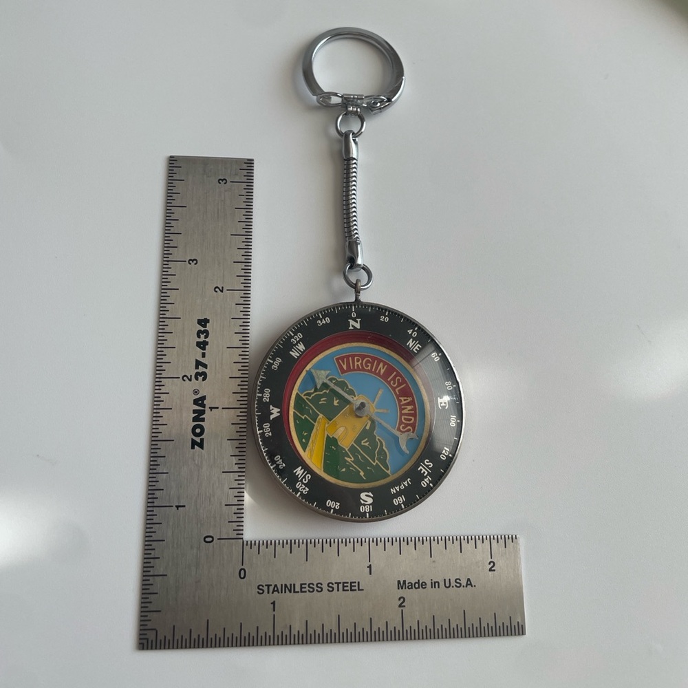 Vtg. Virgin Islands Keychain - Picture 2 of 3